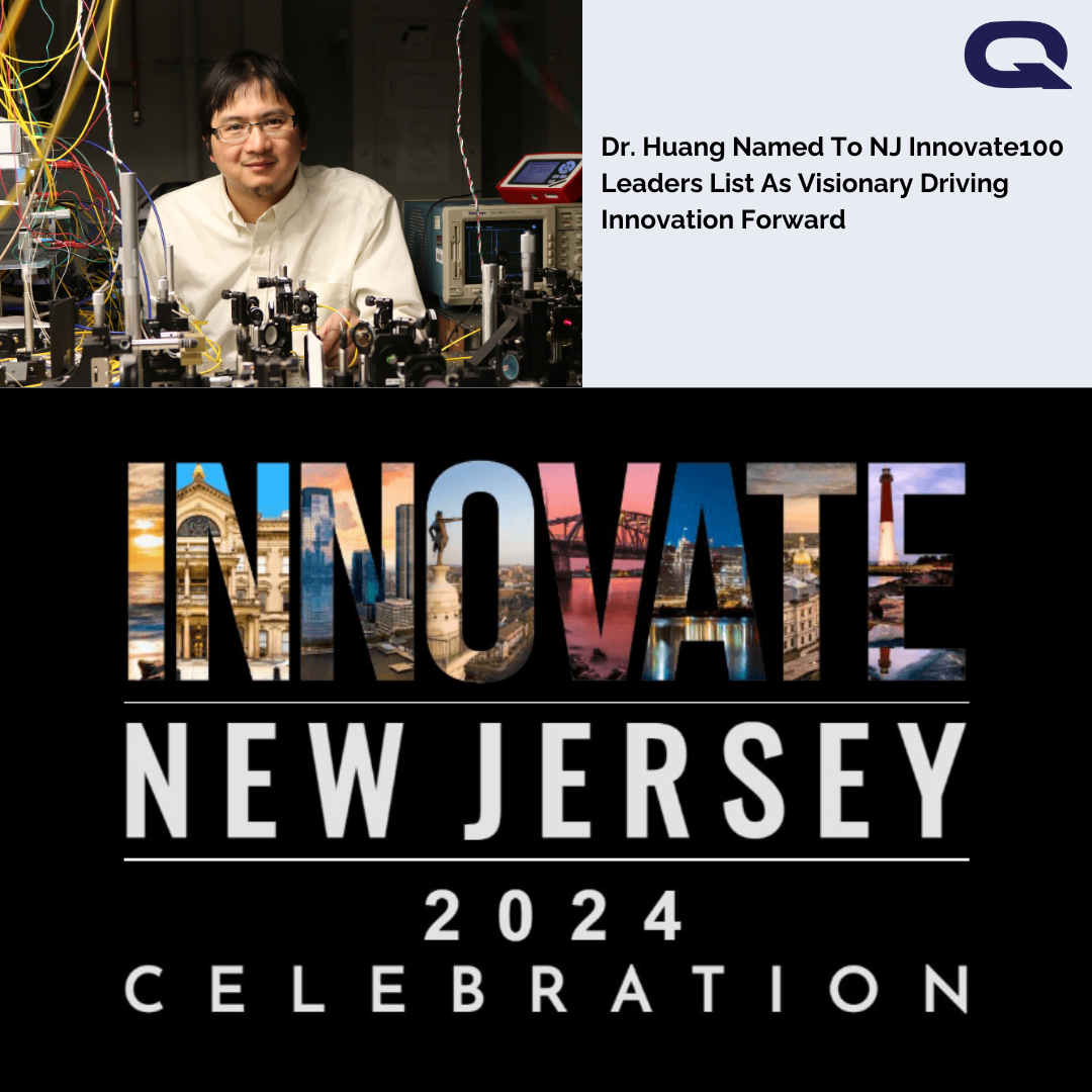 Dr. Huang Named To 2024 NJ Innovate100 Leaders List
