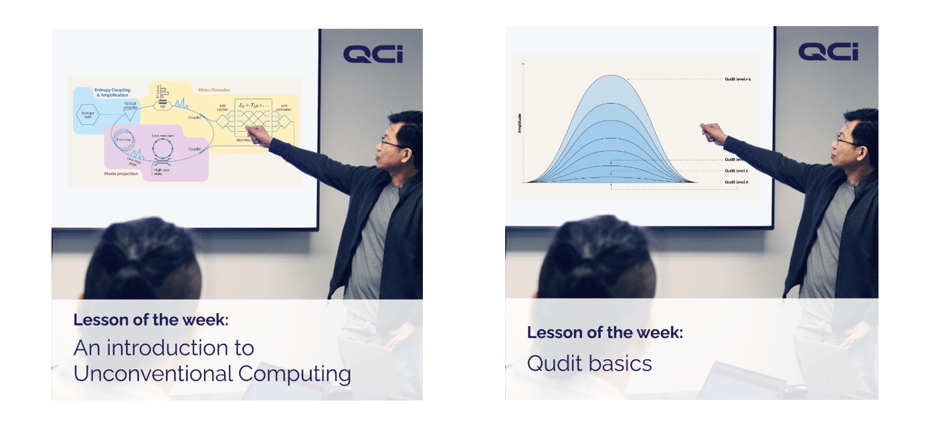 QCi Lesson of the Week Photos: Unconventional Computing and Qudit Basics