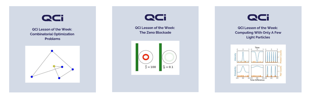 QCi Lessons of The Week