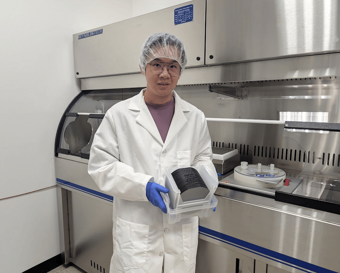 QCi Team with New Wafers at the AZ Chip Foundry